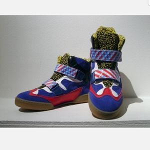 Rare Bernhard willhelm flag strap shoe size 9 disc